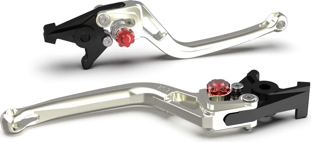 LSL Bremshebel BOW R36, silber/rot