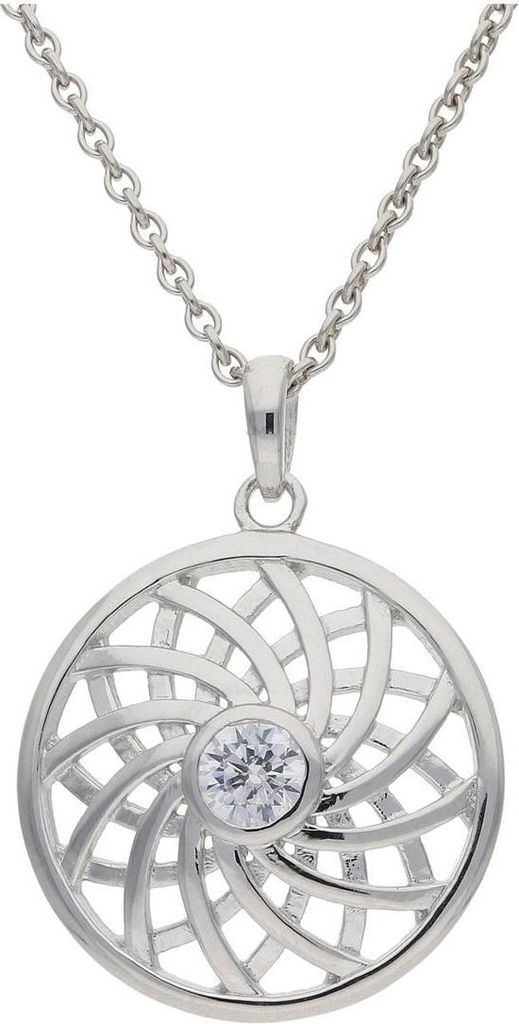 Kettenanhänger Silber 925 Zirkonia Traumfänger JL10-02-2935 JuwelmaLux
