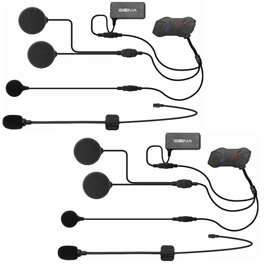 Intercom moto Bluetooth Sena SMH10R pack double ultra-fin - 3