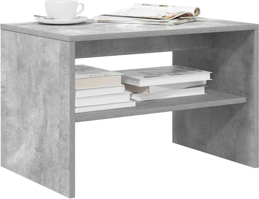 Base TV Grigio Cemento 60x40x40 cm - Eleganza Urbana per Soggiorno