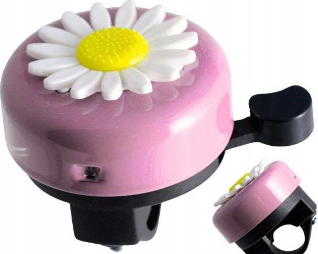 Dzwonek Do Roweru Dziecięcego, Stalowy Kwiatek, 55 Mm Zdjęcie produktu 