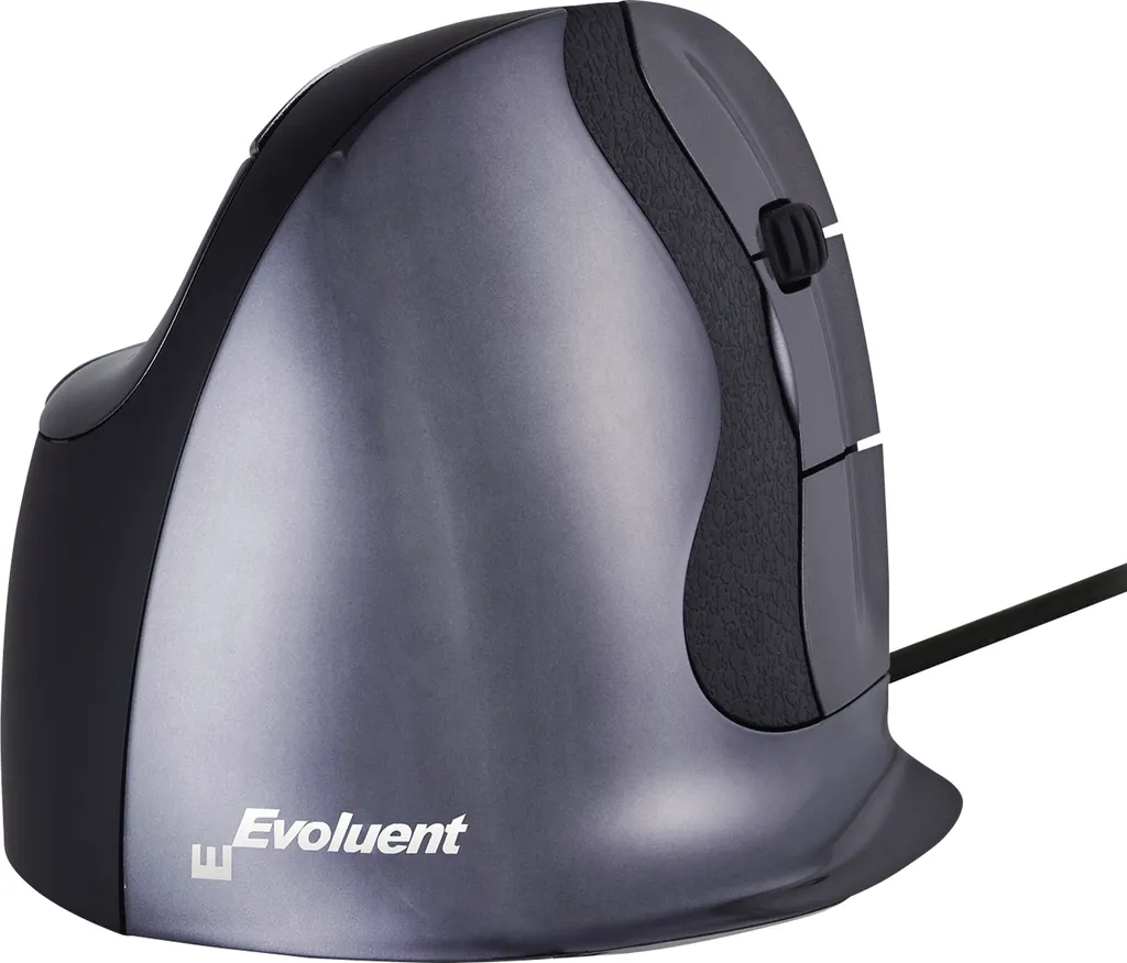 BakkerElkhuizen Evoluent D Souris Verticale Filaire avec Prise en Main