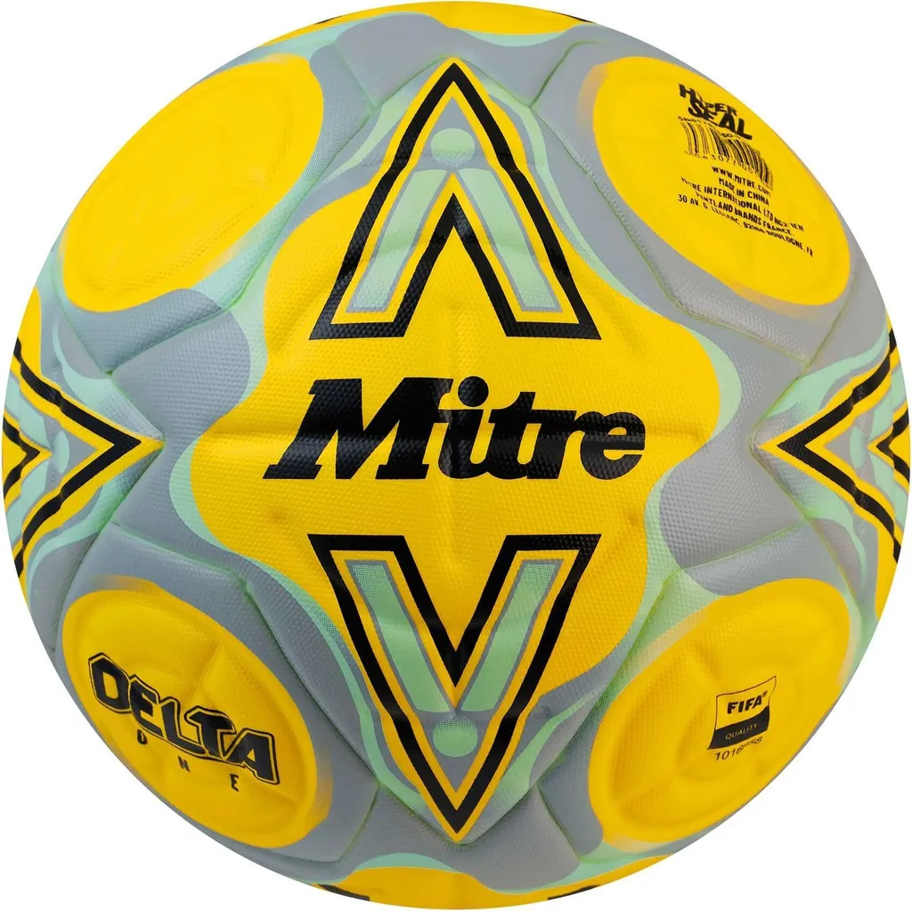 Ballon de Football Durable Mitre Delta One RD3240 Haute Visibilité