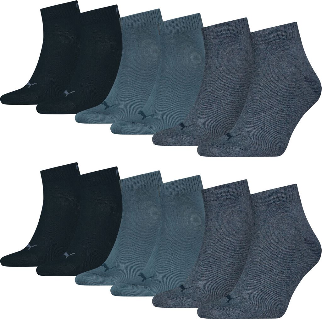 6 Paar PUMA Uni Quarter Socken