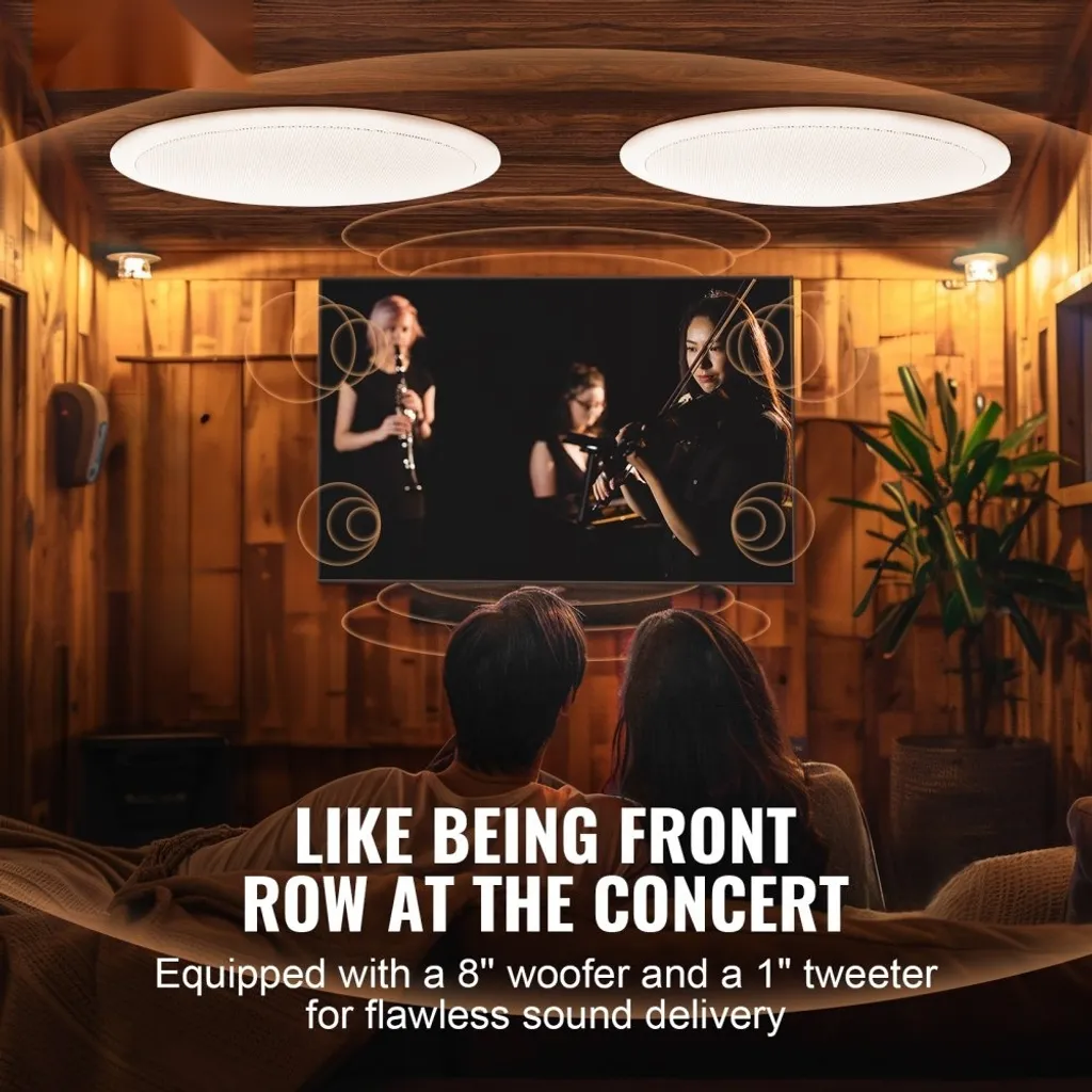 Offerta Set 2 Casse Incasso 50W | Diffusori Soffitto 20cm Qualità - 2