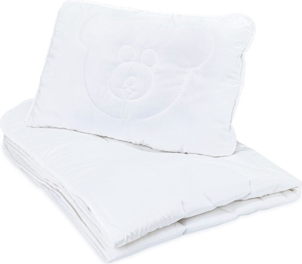 Kinderbettdecke und Kissen Set 90x120 cm Mikrofaser Produktbild 
