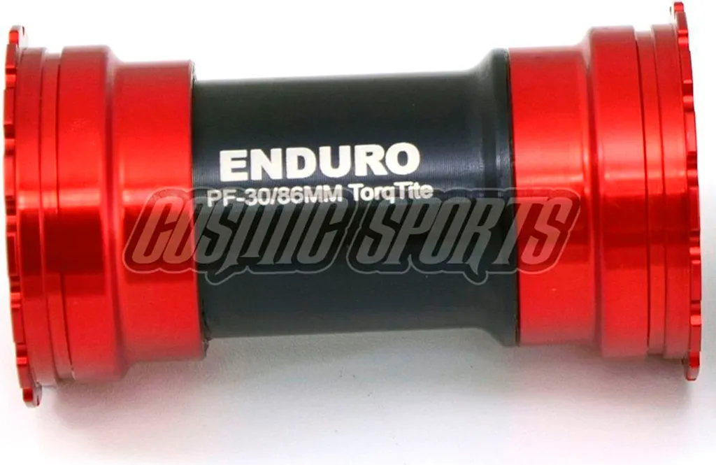 Boîtier de pédalier Enduro XD-15 Corsa Ceramic TorqTite BB386EVO rouge