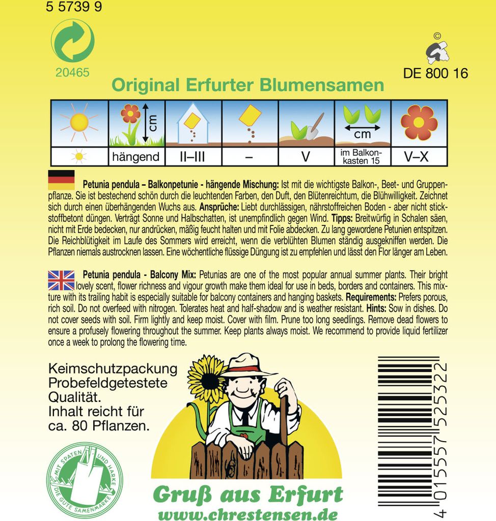 Balkonpetunie Mischung  | Petuniensamen von N.L. Produktbild 3