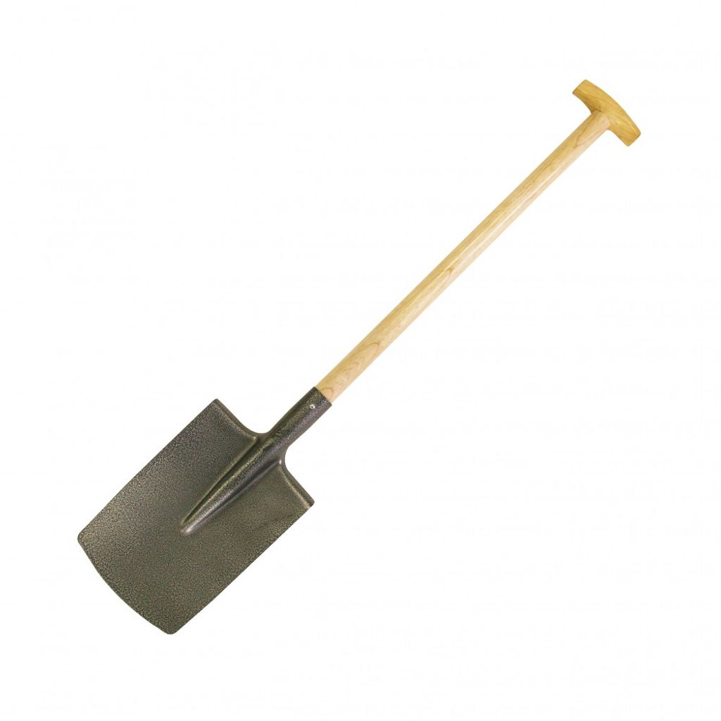 Spaten Promo T-Stiel aus Stahl mit Holzstiel, 107 cm, 20 cm Produktbild 