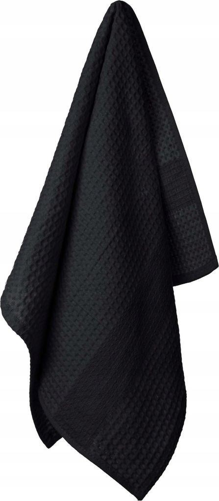 BAUMWOLL-KÜCHENTUCH SAUGSTARK PRIME WAFFEL 50x70 cm SCHWARZ Produktbild 