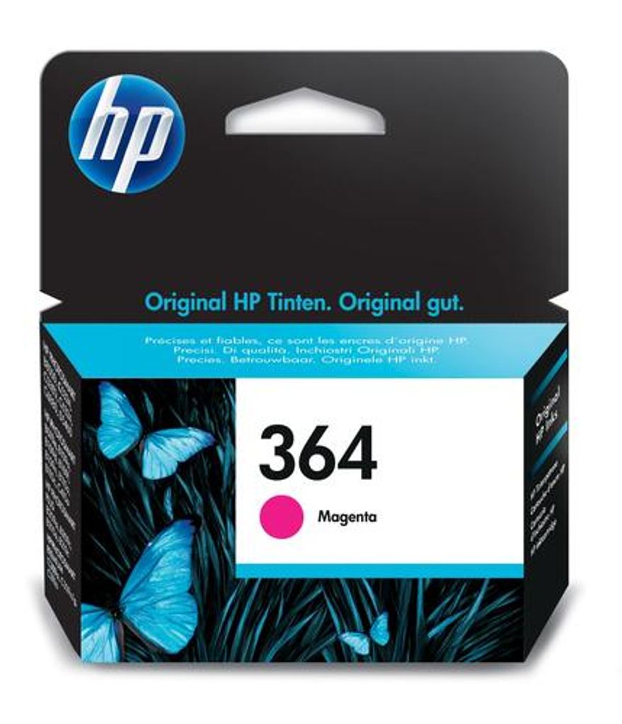 HP Purpurová originálna atramentová kazeta 364, Štandardná Obrázok produktu 