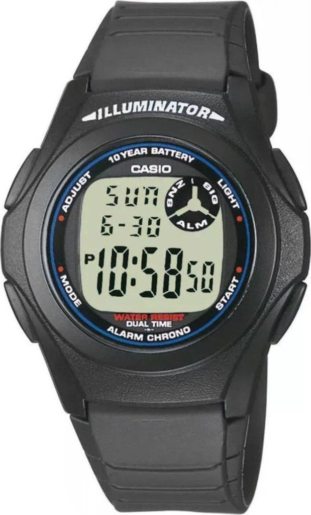 Herren Uhr Casio F-20W-1ADF (ZD151C) + Box