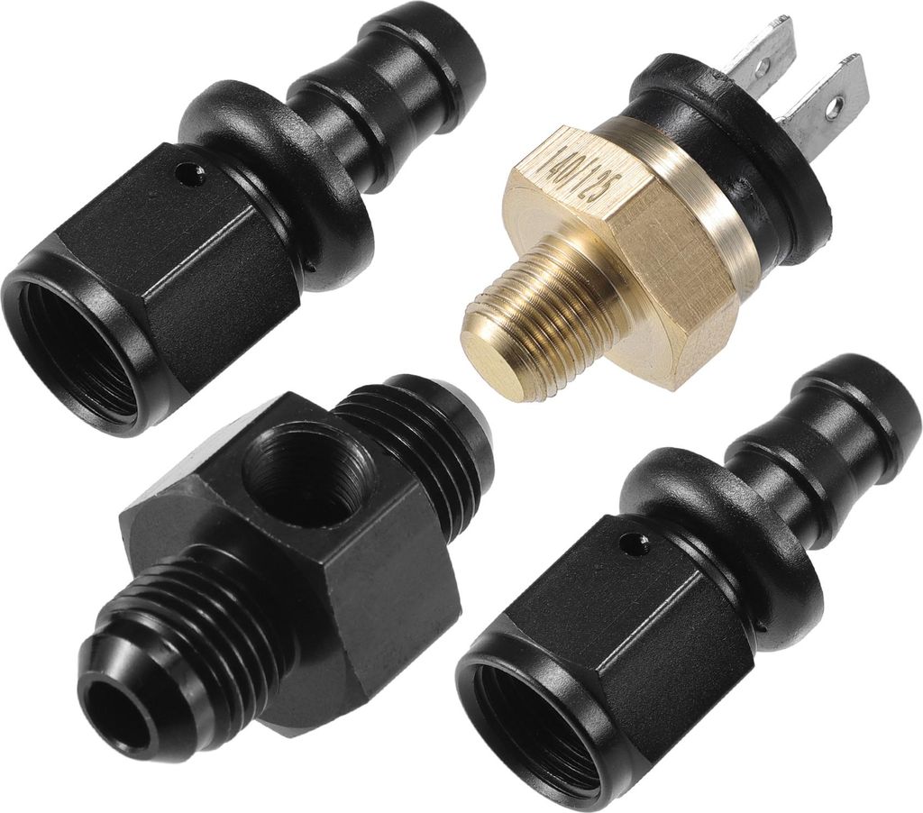 Thermostat-Schalter-Set, 6AN 140°F ein - 125°F aus Universal für Autos