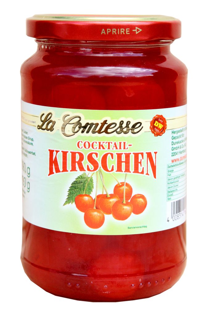 Czerwone wiśnie koktajlowe Le Klu Zdjęcie produktu 