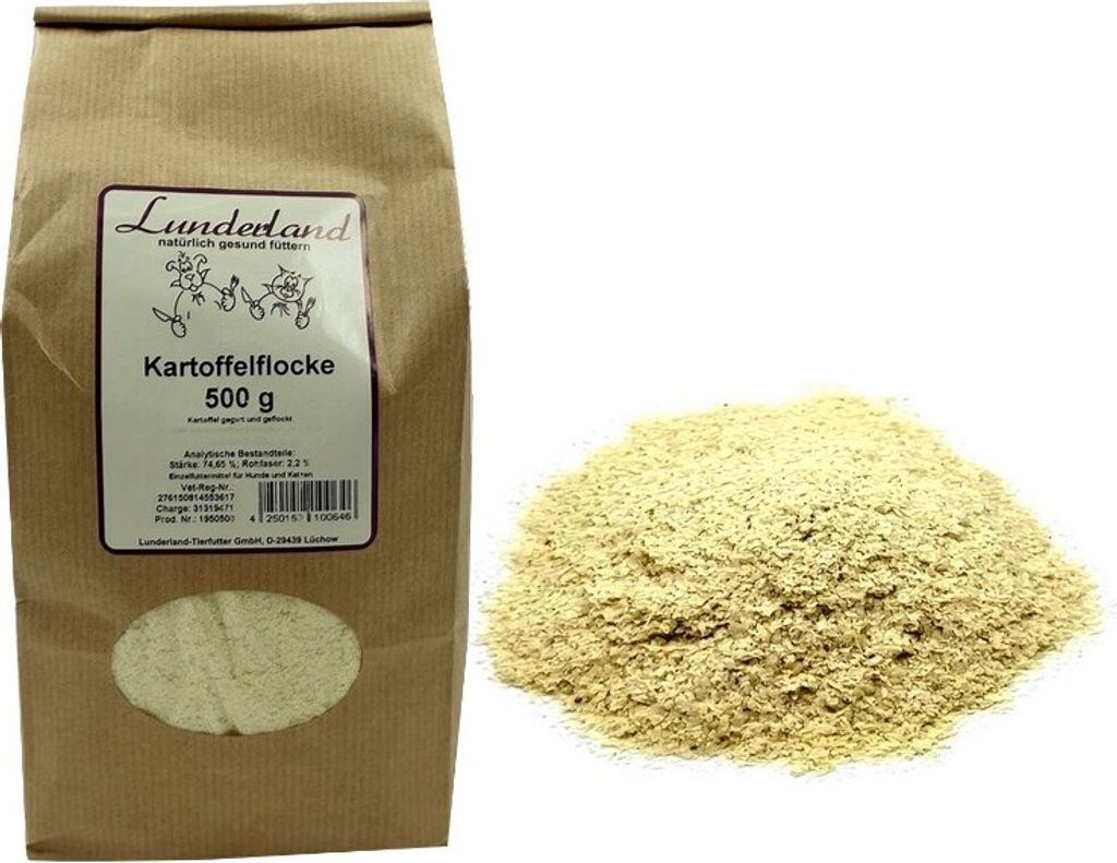 Lunderland Kartoffelflocke 500g gegart und geflockt / feine Produktbild 