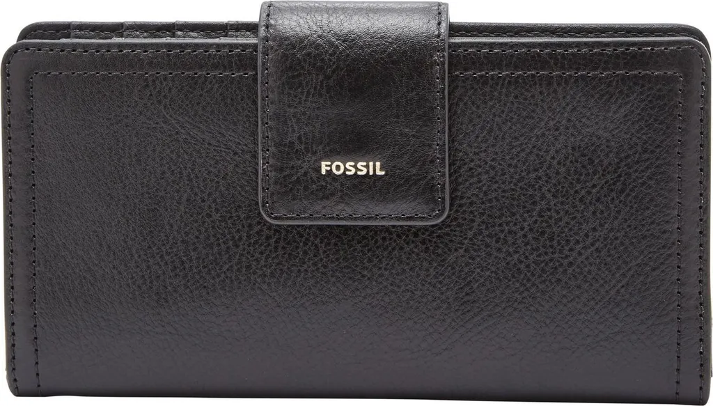 Portefeuille Fossil Logan anti-RFID : sécurisez vos cartes en cuir noir