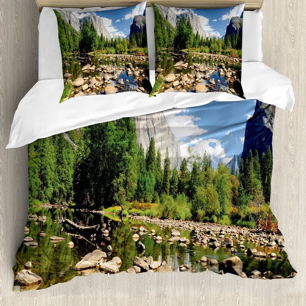 Set Letto ABAKUHAUS Yosemite Forest River: Antiacaro Professionale