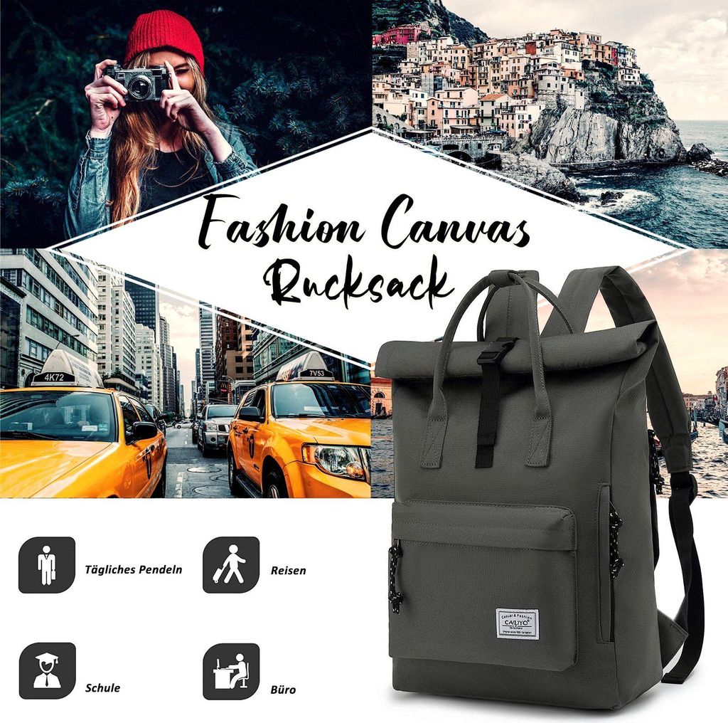 Mofut Rucksack, Rucksack Laptop Tasche 15,6 Zoll, Rucksack Produktbild 8