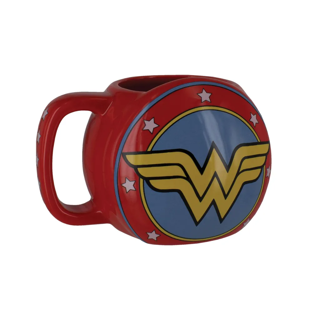 Tasse Wonder Woman DC Comics bouclier idéale pour cadeau geek femme
