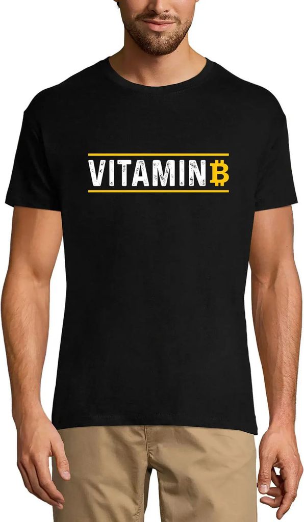 Herren Grafik T-Shirt Vitamin bitcoin - btc hodl shirt - krypto-idee – Vitamin Bitcoin - Btc Hodl Shirt - Crypto Idea – Öko-Verantwortlich Vin...
