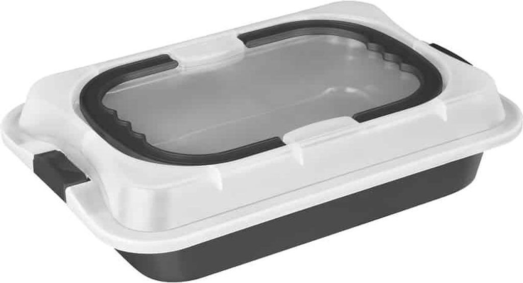 Tragbares Backblech mit Deckel Anthrazit Kollektion