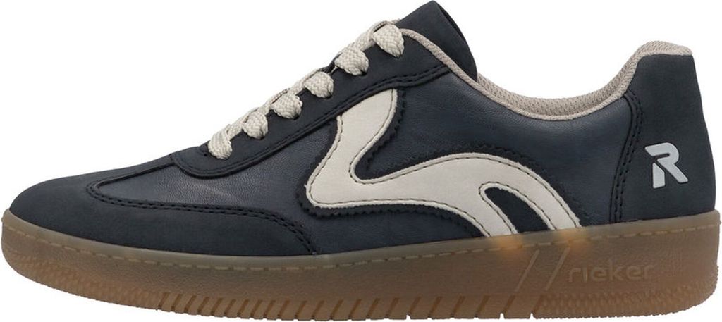Rieker  Damenschuhe Schnürschuhe Sportive Blau Freizeit Produktbild 