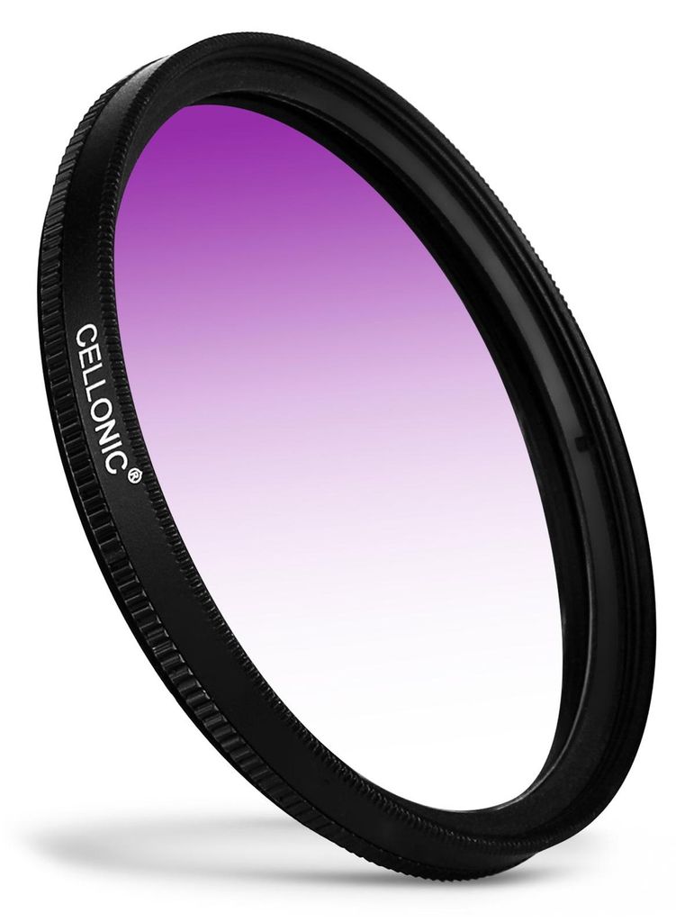 CELLONIC Ø 37mm Verlaufsfilter Violett kompatibel mit Produktbild 