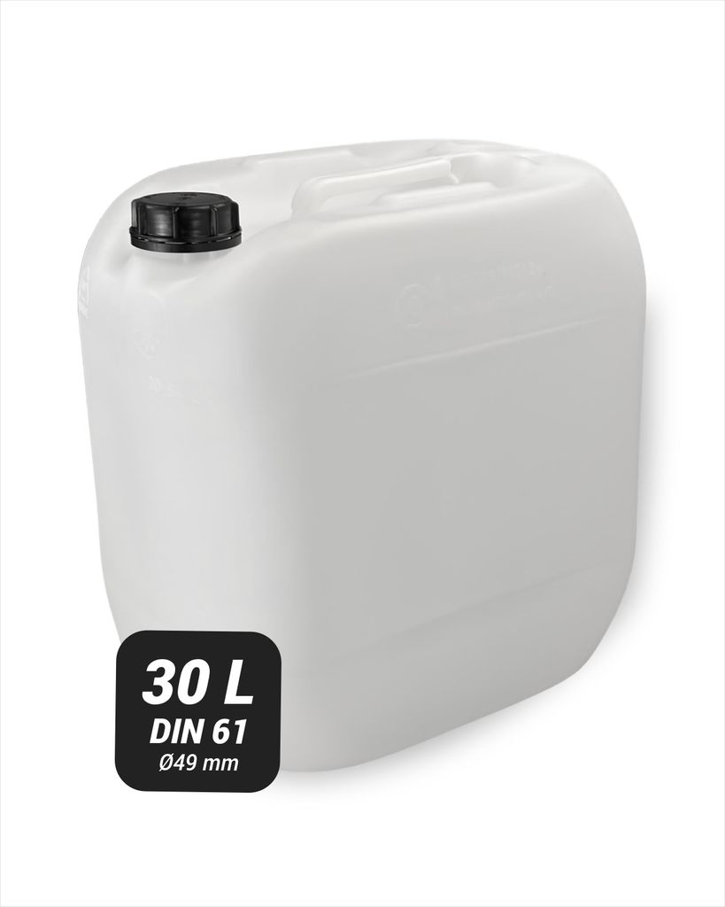 Leerkanister aus HD-PE, DIN 61, natur (30 Liter) Produktbild 