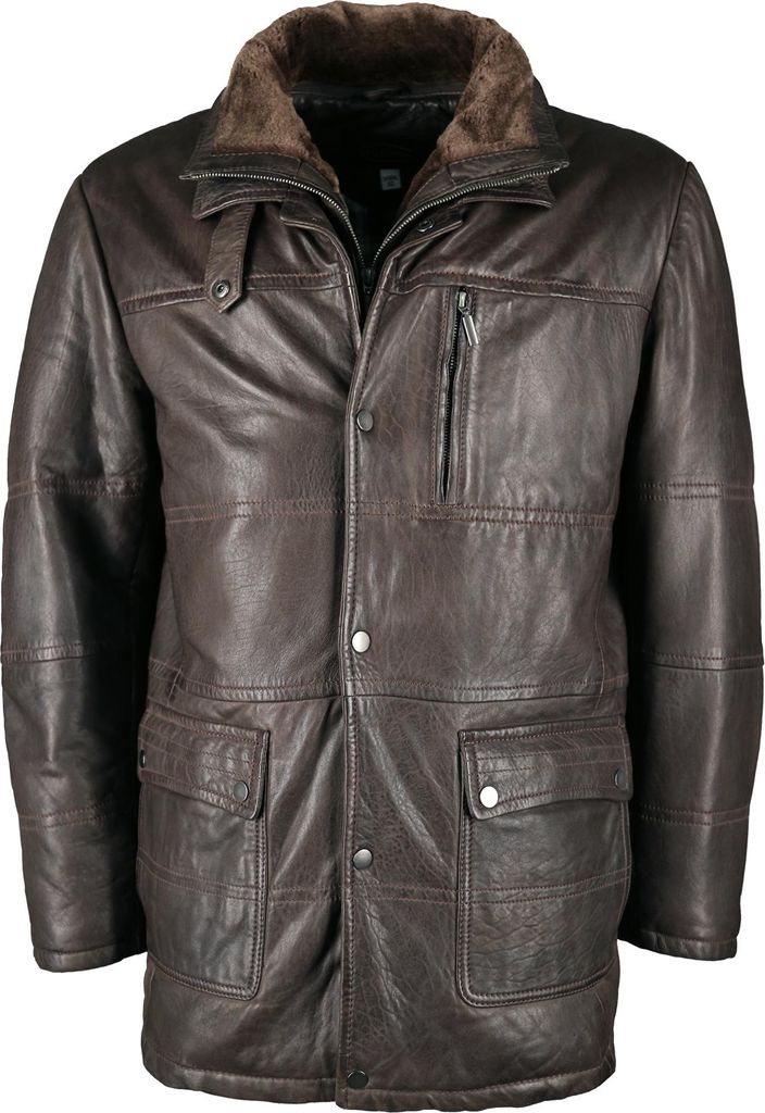 JCC Lederjacke JCC-09-703 Herren dark brown 58