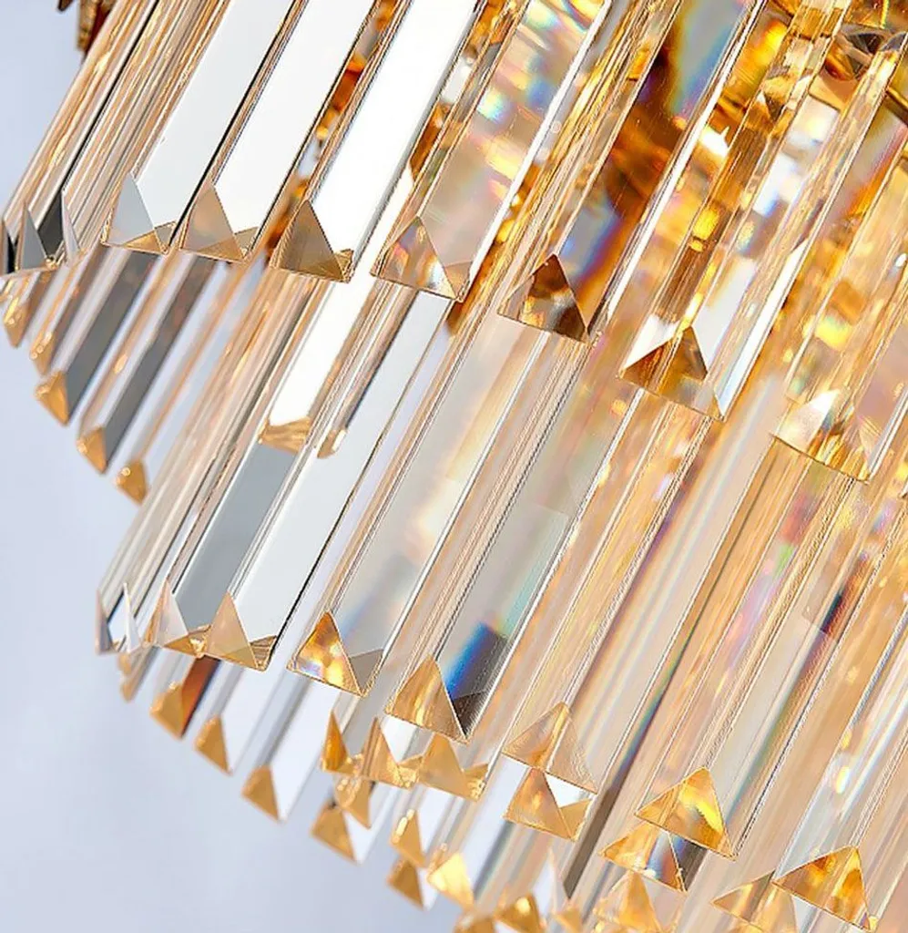 Lampe Suspendue Dorée Toolight APP1309-C - Éclairage Chic Salle à Manger - 6