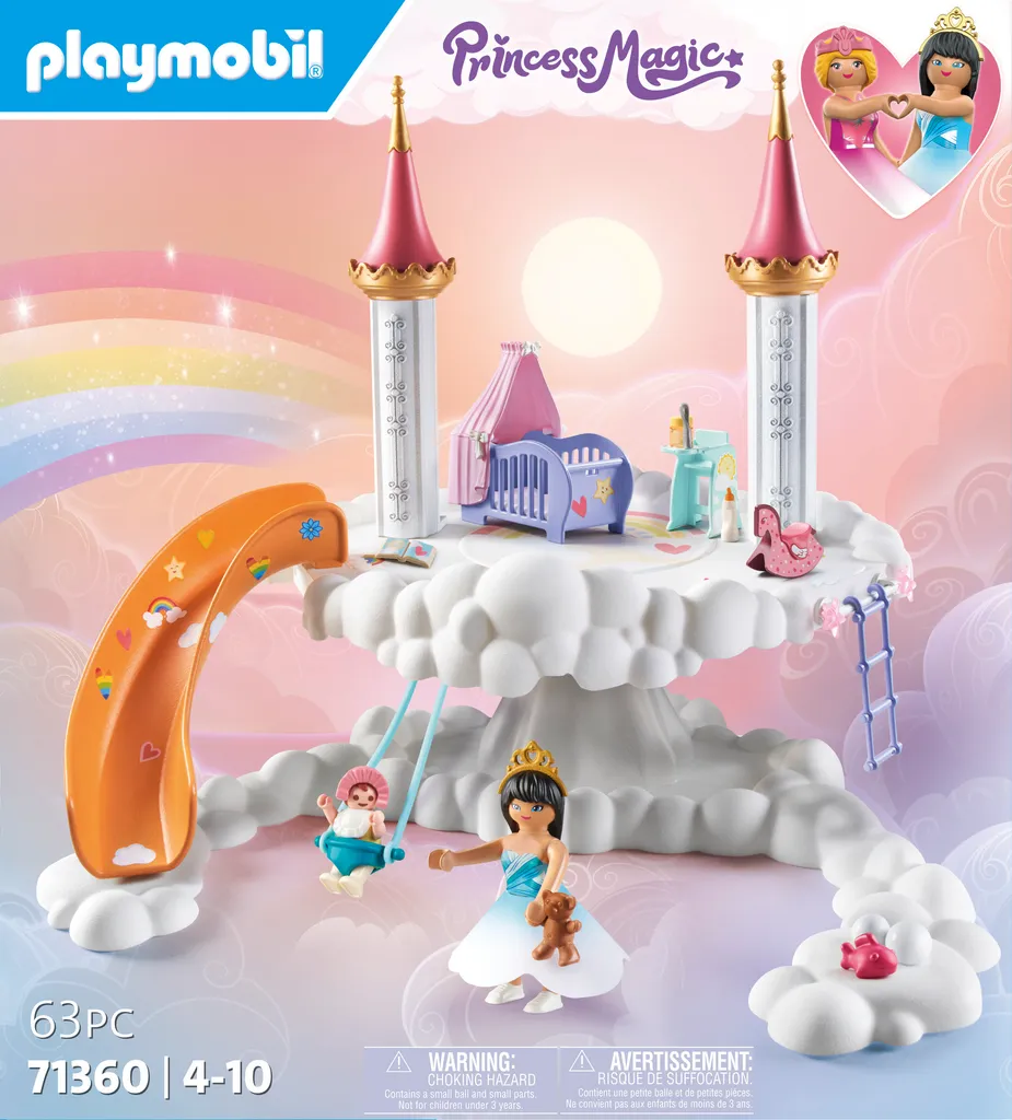 Jouet de construction Nuage de bébé céleste Princess Magic PLAYMOBIL