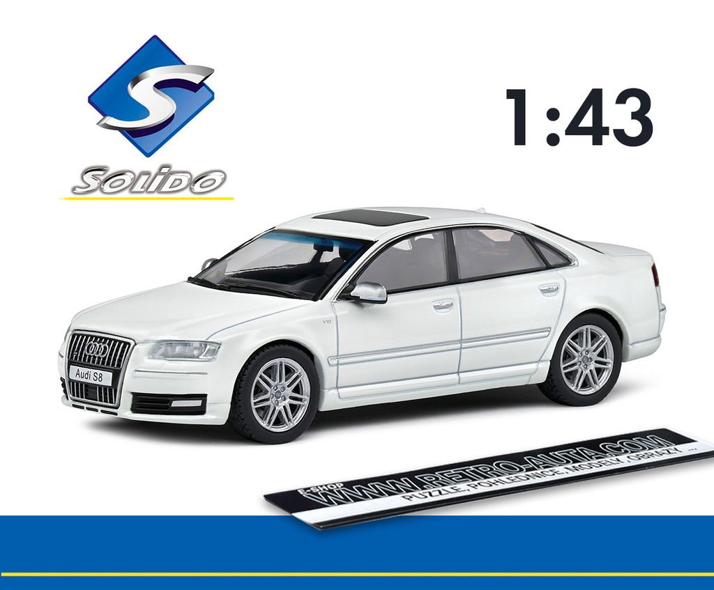 Modèle Réduit AUDI S8 (D3) 1/43 - SOLIDO S4313302 - Métal, échelle 43 - Neuf