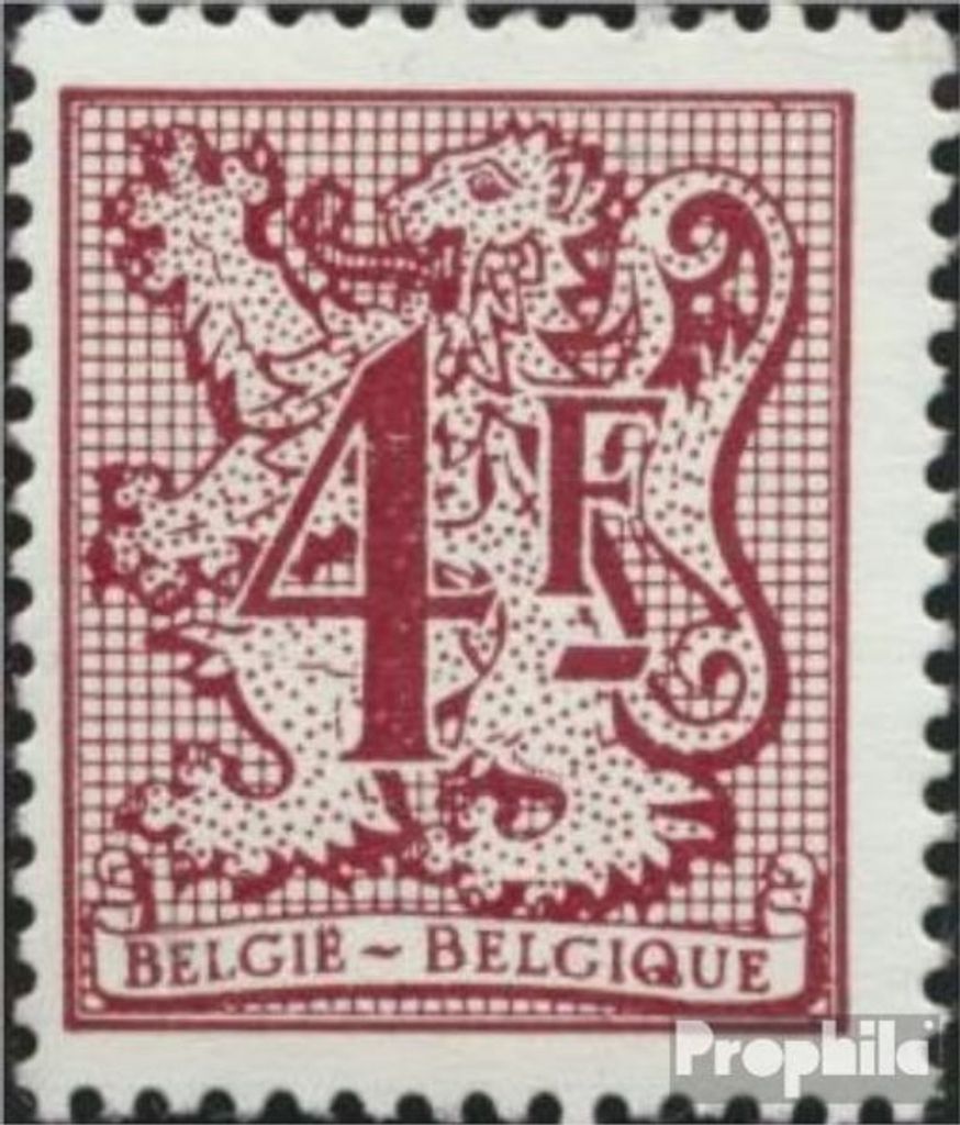 Briefmarken Belgien 1980 Mi 2035zx (kompl.Ausg.) postfrisch Neue Löwenzeichnung