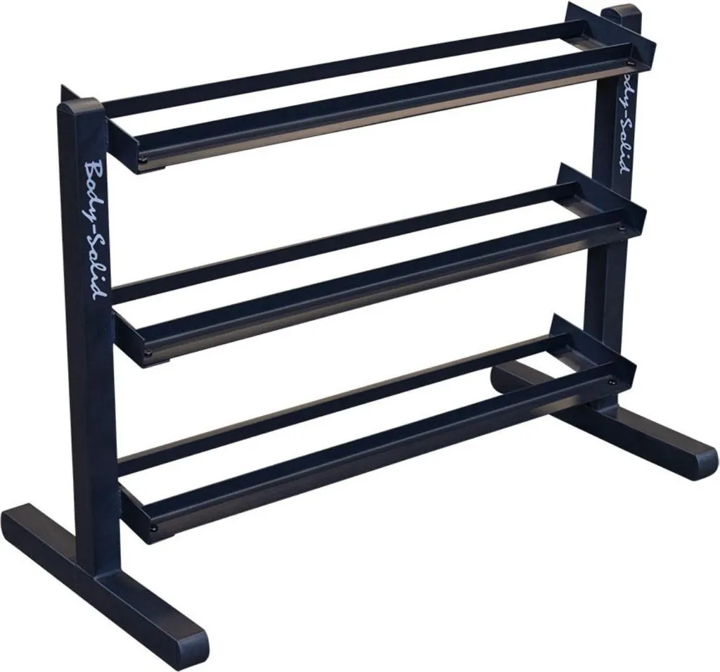 Rangement Haltères Body-Solid GDR363B 3 Étages pour Libérer votre Sol