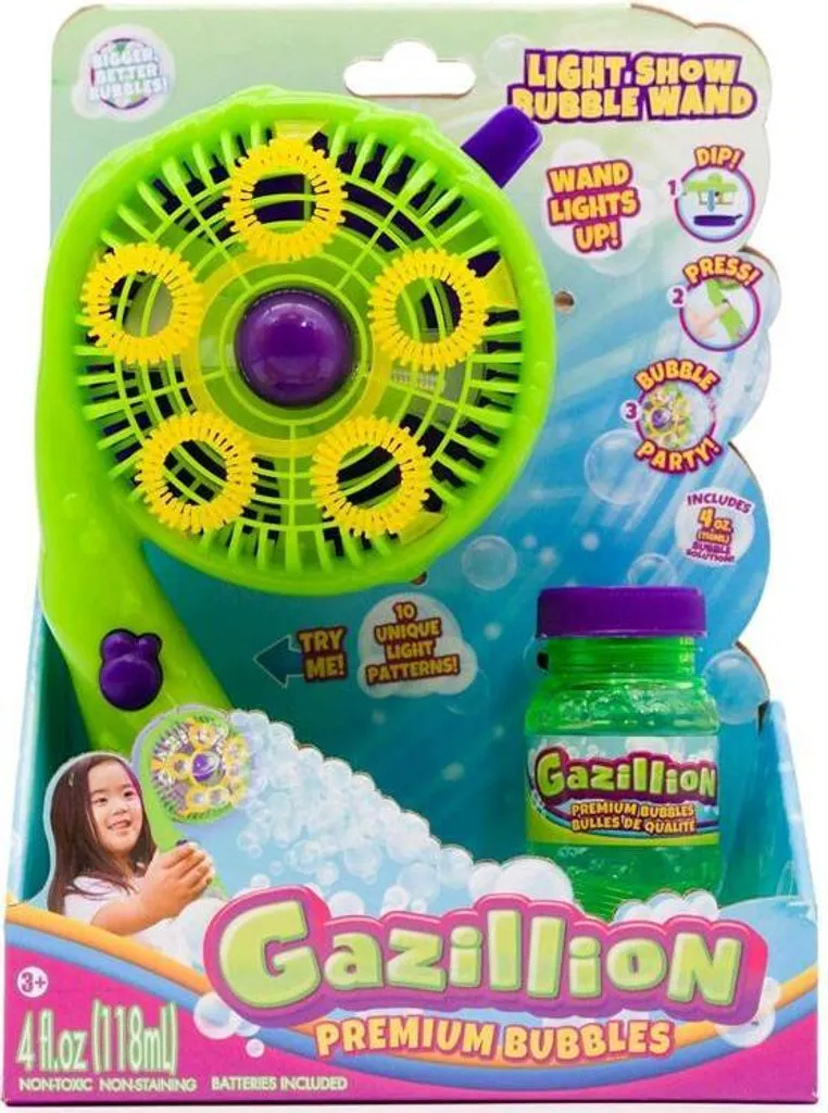 Liquide à Bulles Gazillion Haute Performance 118ml pour Jeu de Plein Air