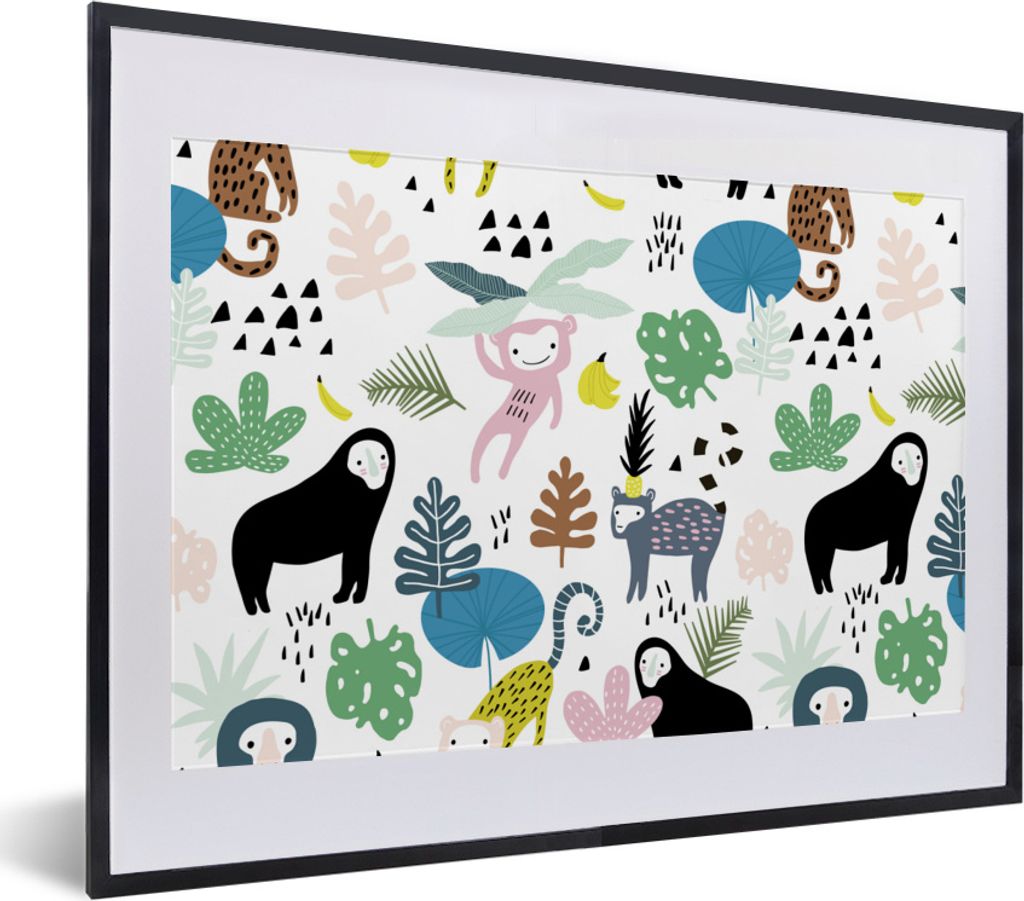 MuchoWow® MuchoWow® Gerahmtes Poster Tiere - Pflanzen - Produktbild 