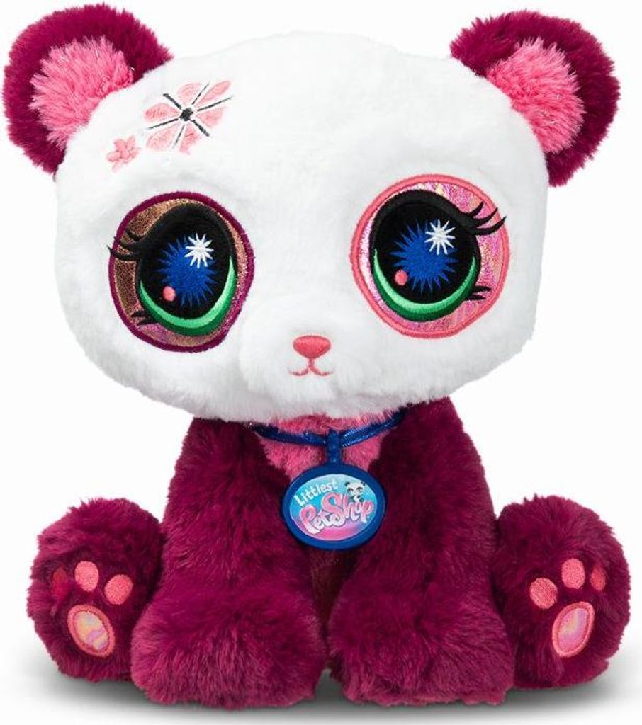 Plüsch Panda, LITTLEST PET SHOP Deluxe, 25 cm, BF00669, Kuscheltier