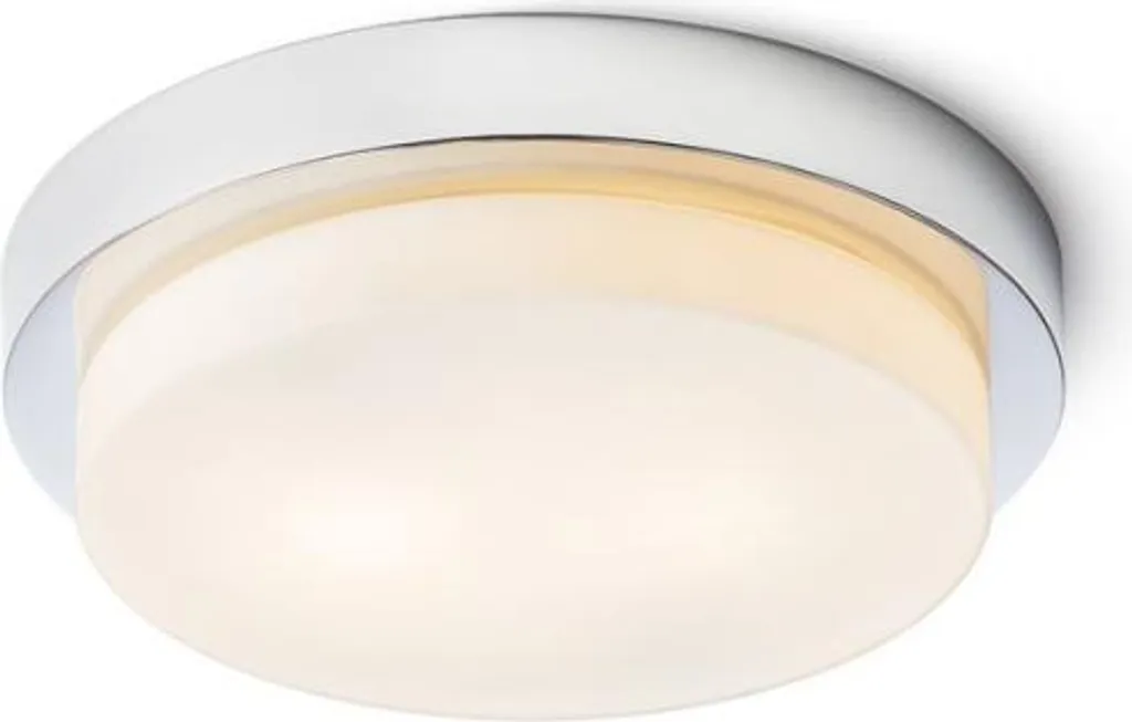 Spot de plafond double LED GORRA Chromé IP44 luminaire salle de bains