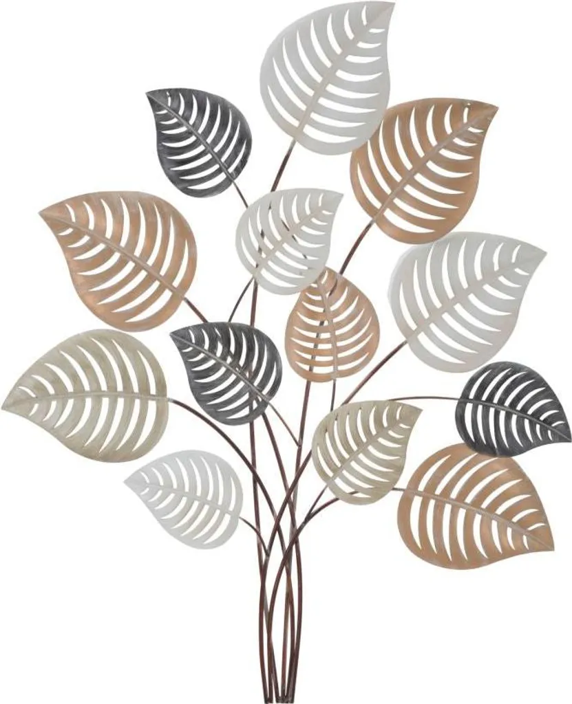 Decorazione da parete Ferro 91 x 100 x 5 cm Metallo Multicolore