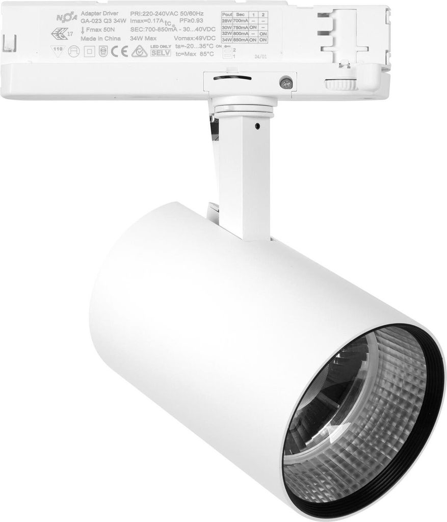 Schienenstrahler ANGELO L LED/29W weiß 3000K