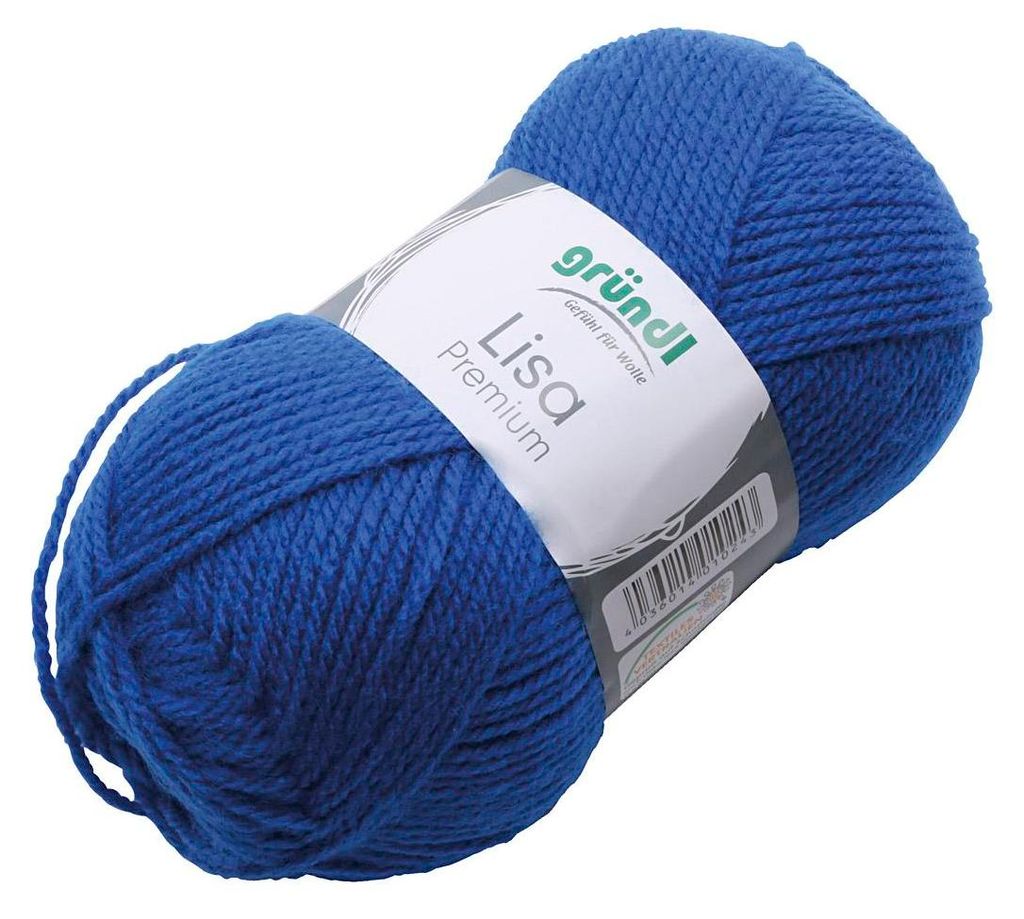 50 g de Gründl Lisa Premium Uni 35 Bleu royal Image du produit 