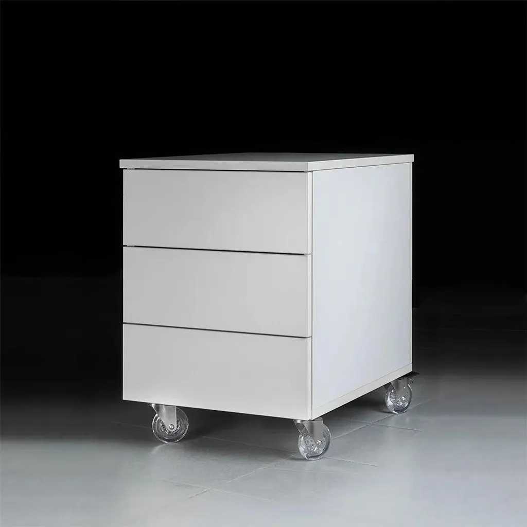 Kit de 4 roulettes transparentes Slip D75 avec platine de fixation - 3
