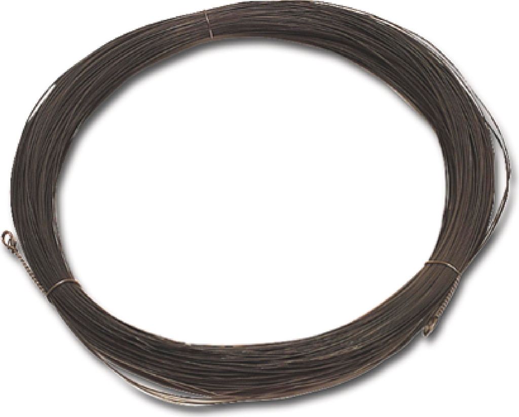 Stahldraht 2,0mm gebunden zu 5 kg, Bindedraht, Basteldraht schwarz geglüht, Stahl blank