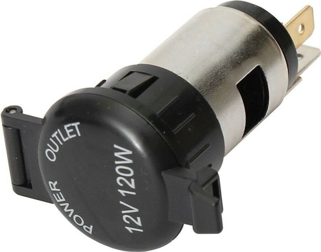 KFZ Steckdose 12V 24V Einbau Buchse Zigarettenanzünder Auto universal Motorrad C