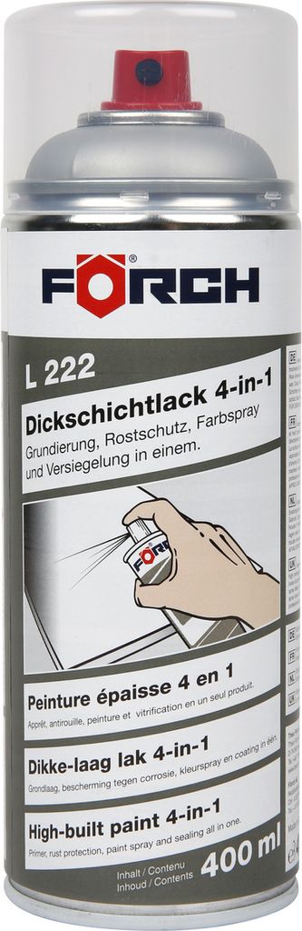 FÖRCH L222 Dickschichtlack 4in1 RAL 9006 SILBER 400ml Produktbild 