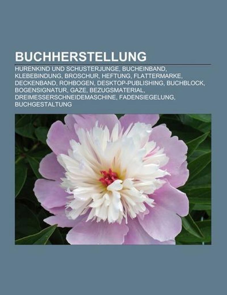 Buchherstellung