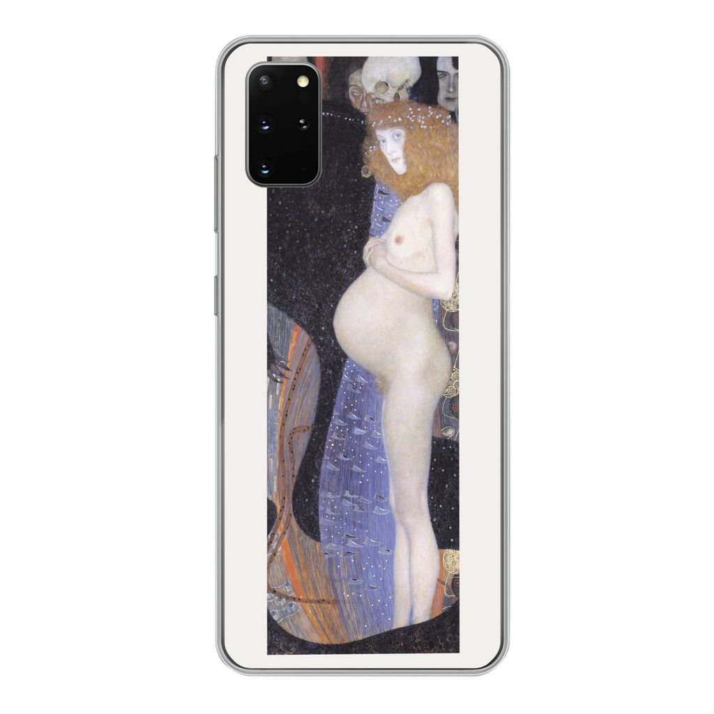 MuchoWow Handyhülle Schutzhülle Hülle für Samsung Galaxy S20 Plus Hoffnung I - Gustav Klimt Silikon Softcase Handy Hülle - Hartschale