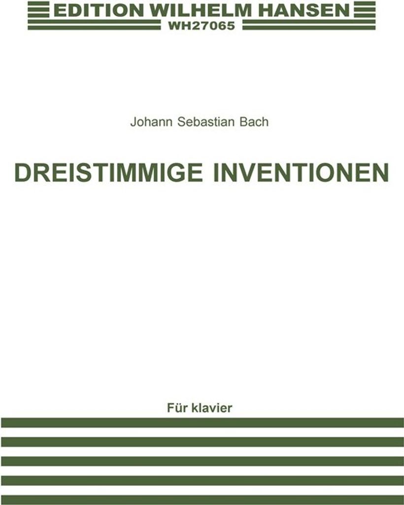 Dreistimmige Inventionenfür Klavier