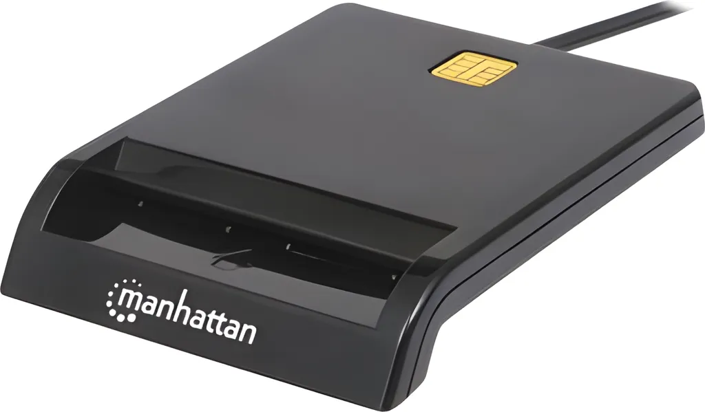 Lettore Smart Card Manhattan 102049 USB per Firma Digitale e CNS