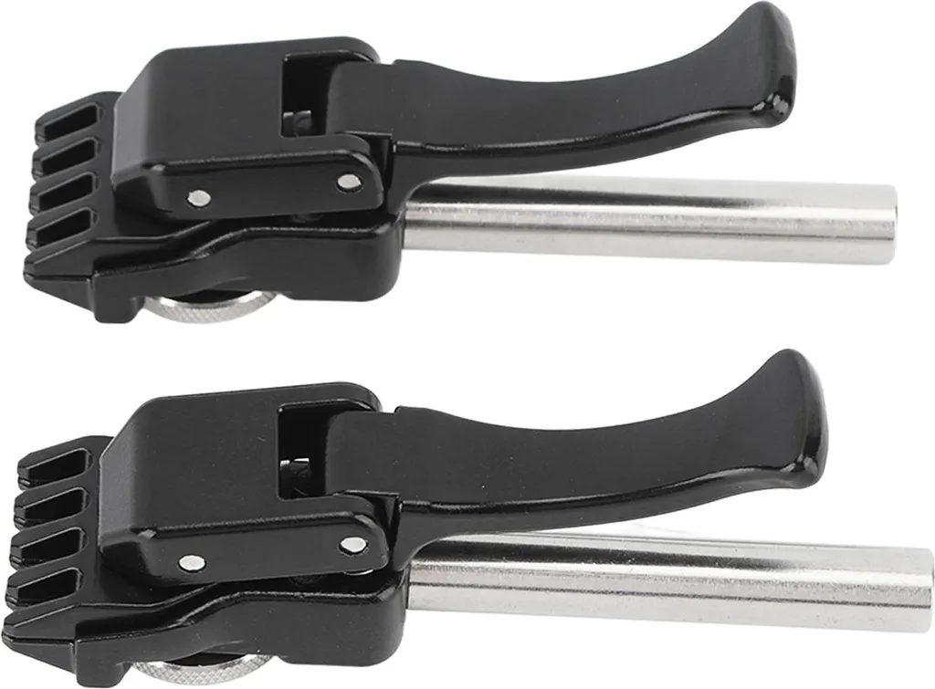 Pince de départ de badminton noire 1 paire pour cordage de raquettes